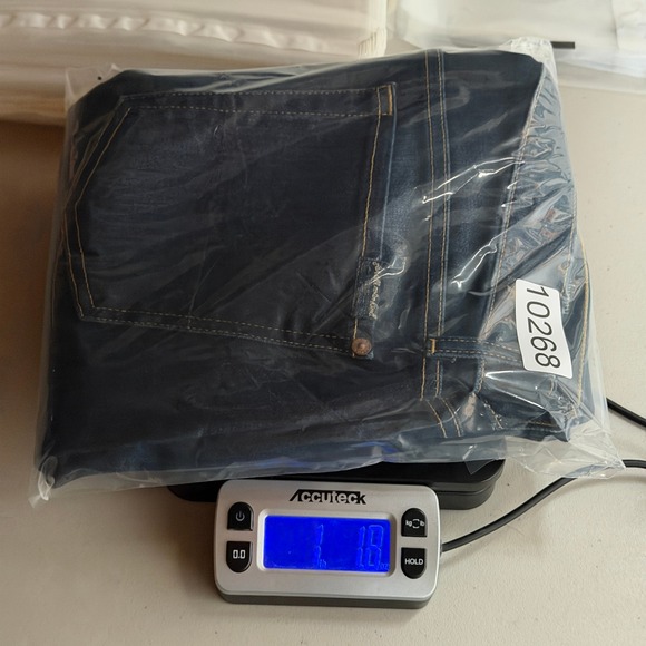 7 For All Mankind Josefina Skinny Boyfriend Jeans Dark Wash Distressed Size 27 - Picture 13 of 13